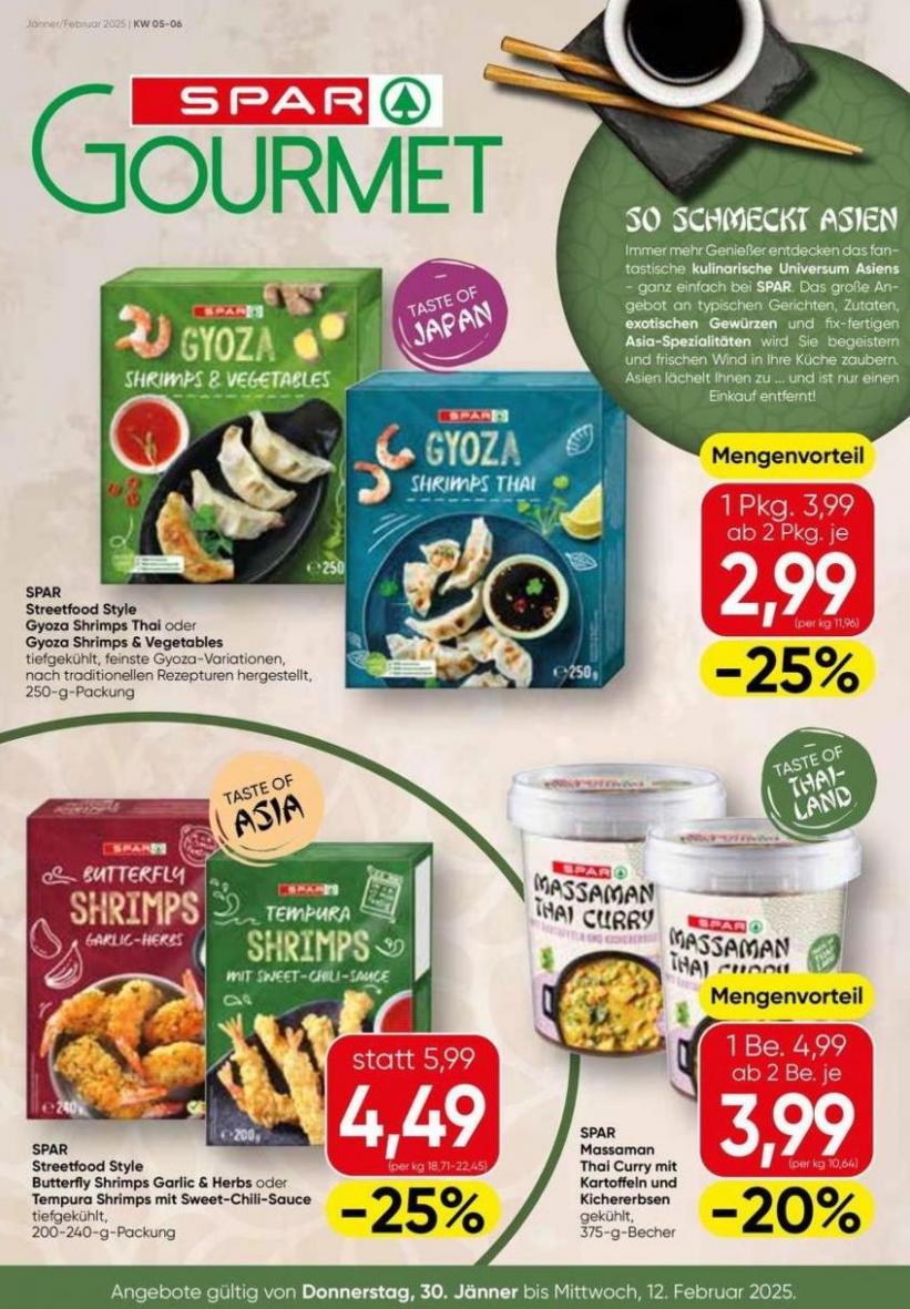 Aktuelle Schnäppchen und Angebote. SPAR-Gourmet (2025-02-13-2025-02-13)