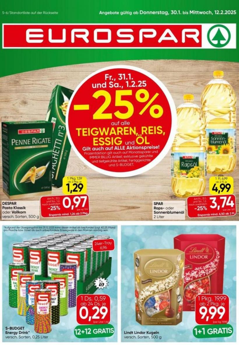 Top-Angebote für Sparfüchse. Eurospar (2025-02-12-2025-02-12)